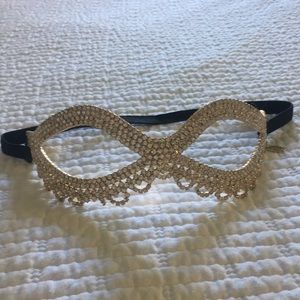 Natasha accessories Jeweled eye mask.